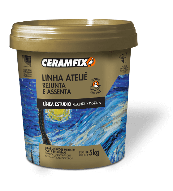 Rejunte Ceramfix Ateliê - Rosa Papoulas 5kg