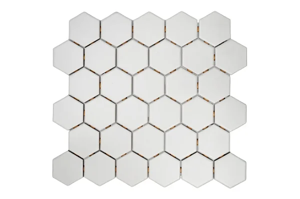 Pastilha Atlas Hexagonal Ártico 5 x 5 caixa 1,09 m²