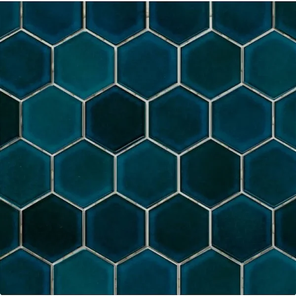 Pastilha Atlas Hexagonal Anguila 5 x 5 caixa 1,09 m²