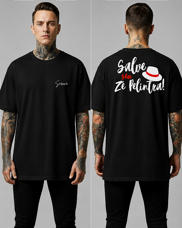 Camiseta Preta Salve Zé Pilintra