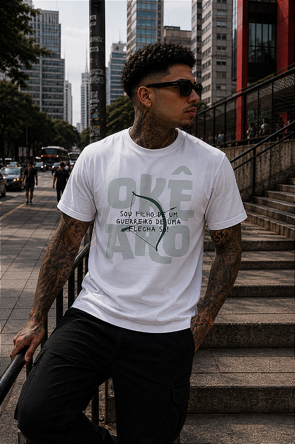 Camiseta Okê arô Oxóssi