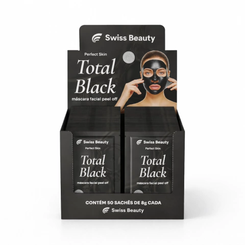 Máscara Facial Peel Off Total Black Sache