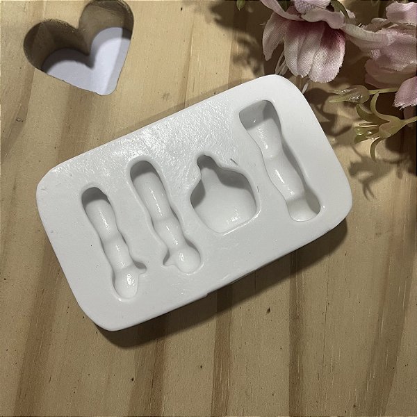 Molde de Silicone Corpos e Braços de Bonecas M 033