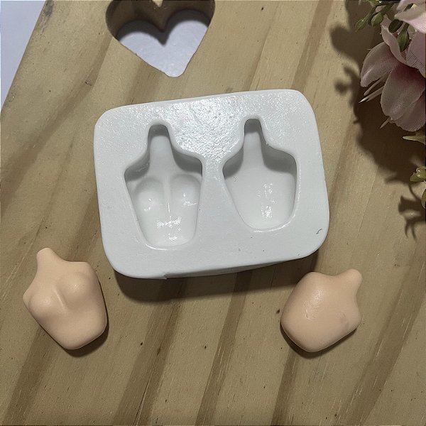 Molde de Silicone Dois Troncos para Topo 041