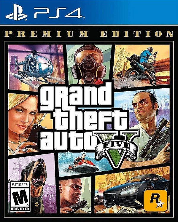 Grand Theft Auto V GTA 5 PS4 Midia Fisica