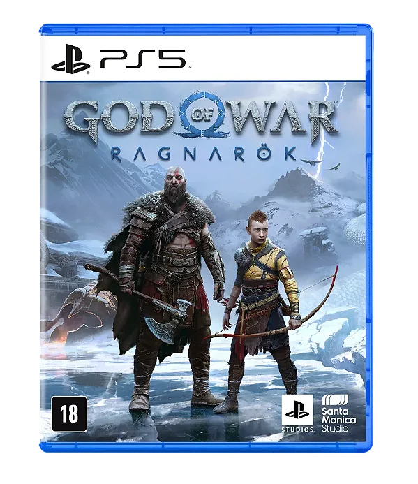 God of War Ragnarök - PS4 Midia Fisica