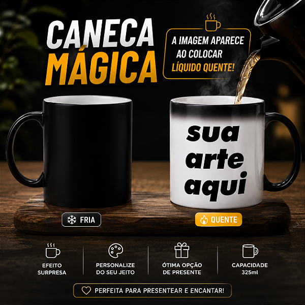 Caneca Mágica Personalizada
