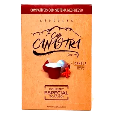 Cápsula Compatível Nespresso - Canastra Canela 1 caixa com 10 unidades