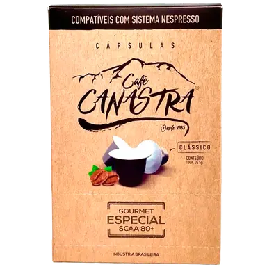 Cápsula Compatível Nespresso - Canastra Clássico 1 caixa com 10 unidades