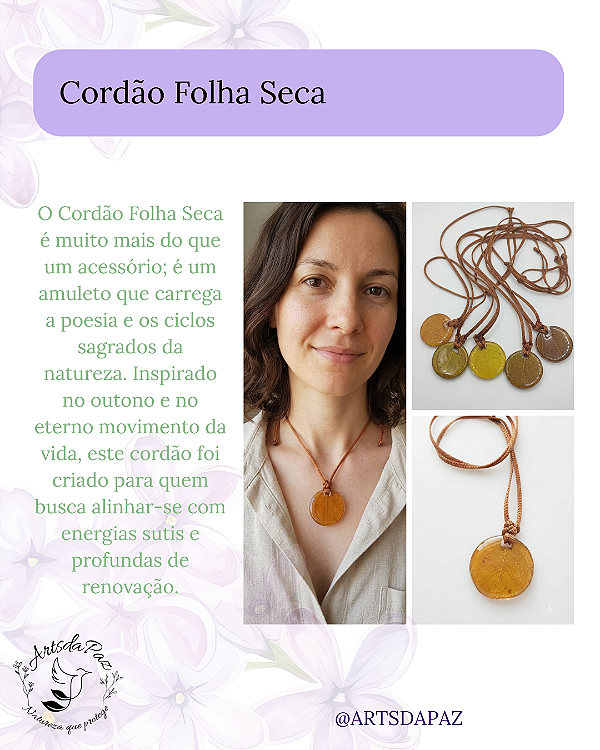 Cordão Folha Seca