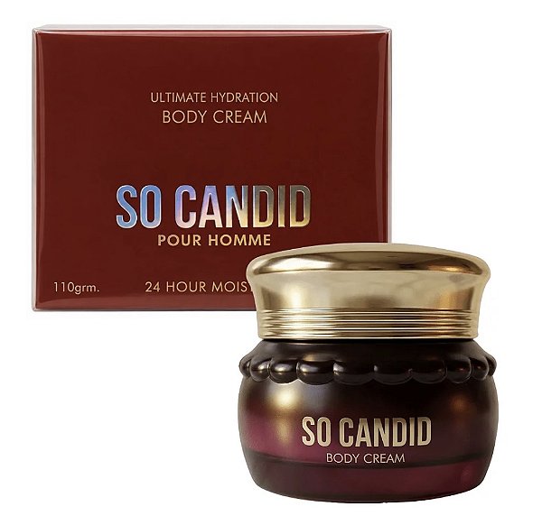 Body Cream So Candid Pour Homme Maison Alhambra - 110g - Masculino