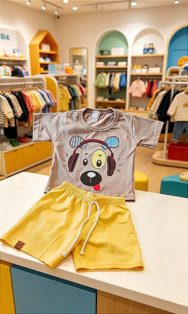 Conjunto Blusa de Manga Masculino Infantil