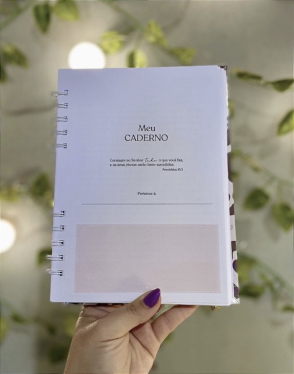 Caderno Com Versículos