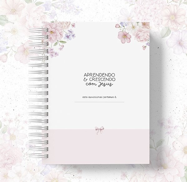 Devocional Infantil Feminino Crescendo e Aprendendo com Jesus