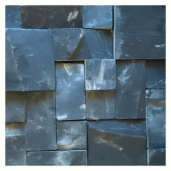 Mosaico Pedra Ferro Preta 30x30 — Preço por m²