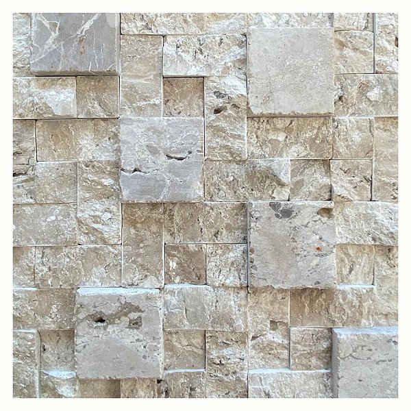 Mosaico Travertino Bege 30x30 — Preço por m²