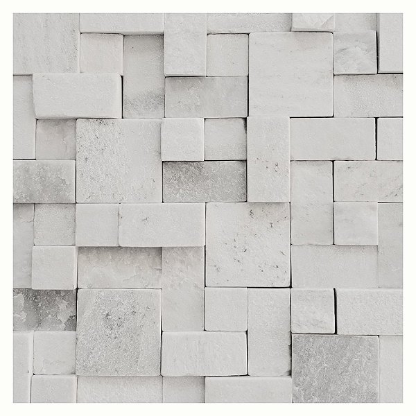 Mosaico São Tomé Branco Variado 30x30 — Preço por m²