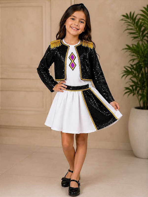 Fantasia Princesa Guerreiras Pop-star Musical