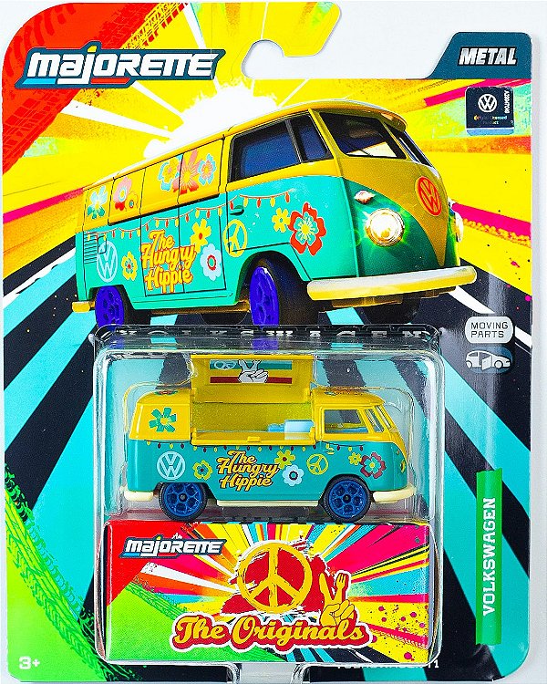 Majorette Deluxe - Volkswagen Kombi T1 Hungry Hippie 1:64