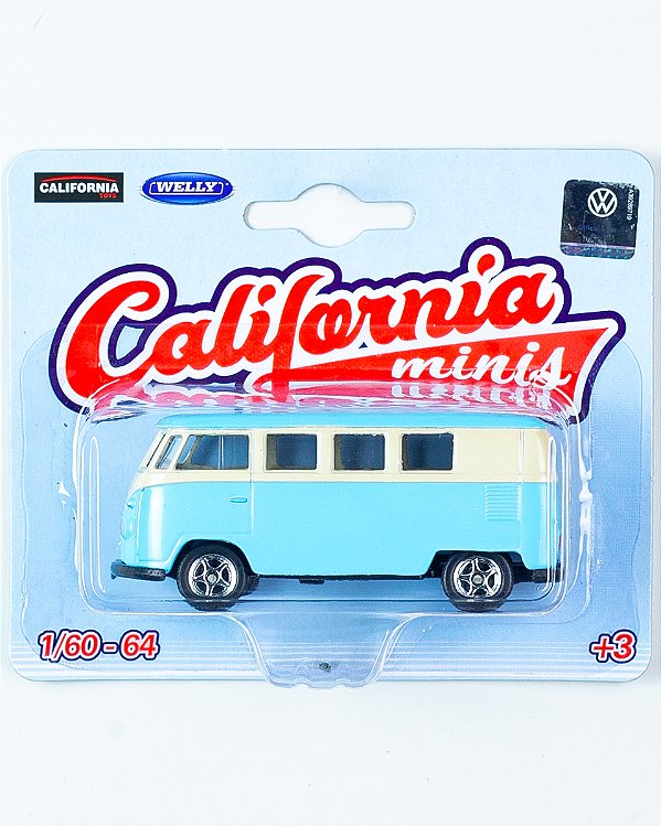 California Minis - Volkswagen Kombi T1 - Azul 1:64