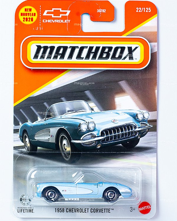 Matchbox 1958 Chevrolet Corvette JHM09 1:64