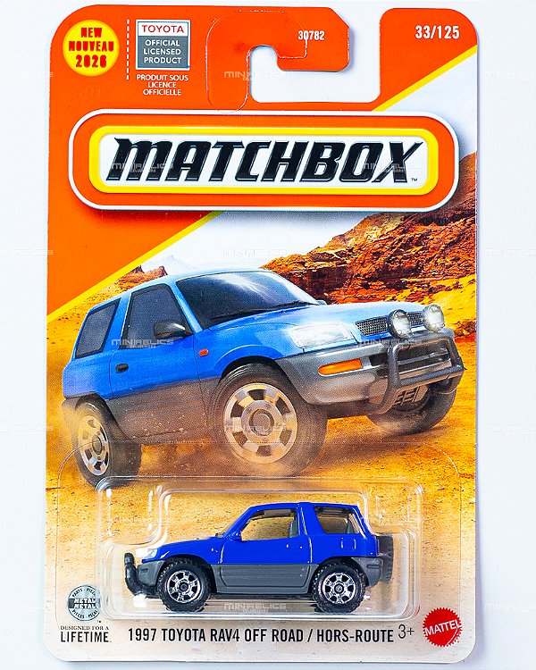 Matchbox 1997 Toyota RAV4 OFF Road JHM22 1:64