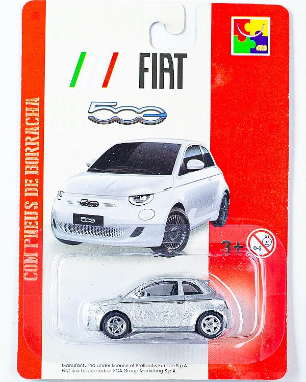 Miniatura CKS Fiat 500 - Prata 1:64