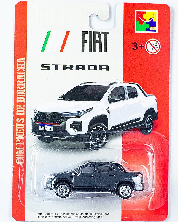 Miniatura CKS Fiat Strada - Cinza 1:64