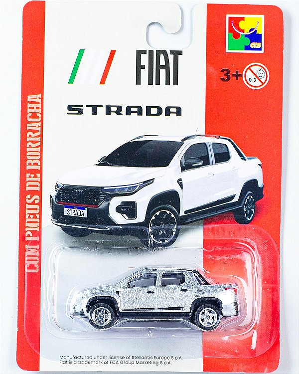 Miniatura CKS Fiat Strada - Prata 1:64