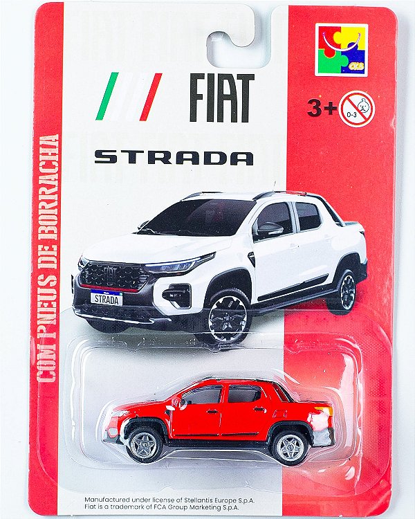 Miniatura CKS Fiat Strada - Vermelho 1:64