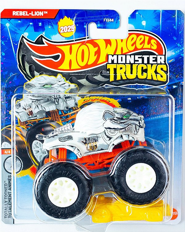 Hot Wheels Monster Trucks Rebel-Lion - Totally Tooned JC094 1:64