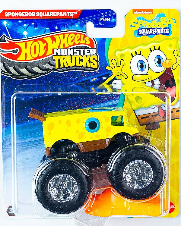 Hot Wheels Monster Trucks Spongebob Squarepants - Bob Esponja JDP88 1:64