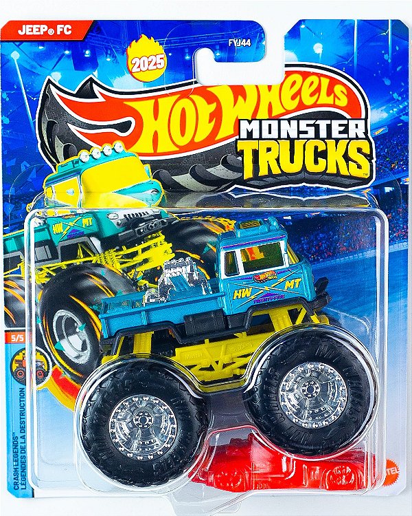 Hot Wheels Monster Trucks Jeep FC - Crash Legends JCD67 1:64