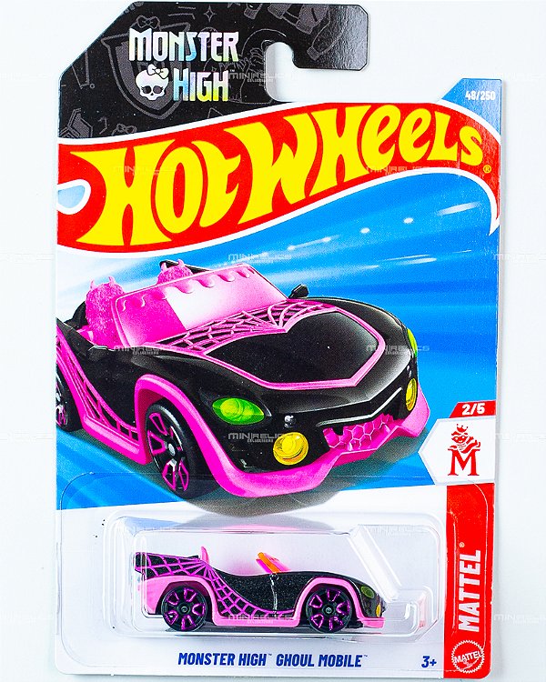 Hot Wheels Monster High Ghoul Mobile - Mattel JJK93 PTO