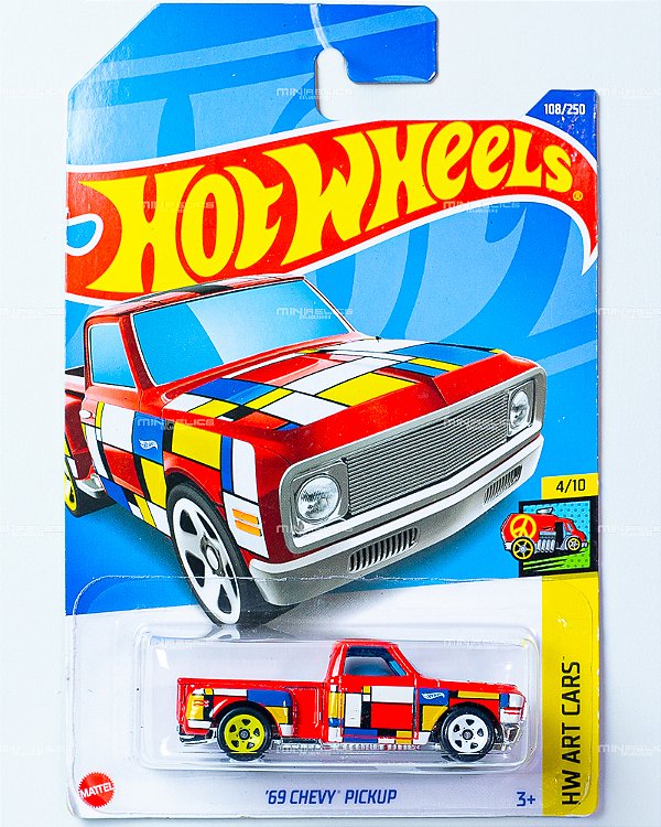 Hot Wheels '69 Chevy Pickup - HW Art Cars 2022 HCV74 1:64