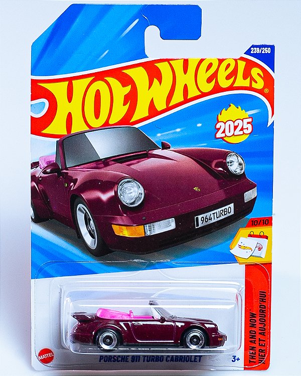Hot Wheels Porsche 911 Turbo Cabriolet - Then and Now 2025 HYW37 1:64