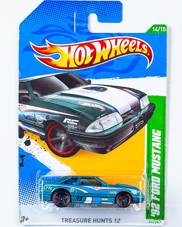 Hot Wheels '92 Ford Mustang - Treasure Hunts 12 V5352 2012 1:64