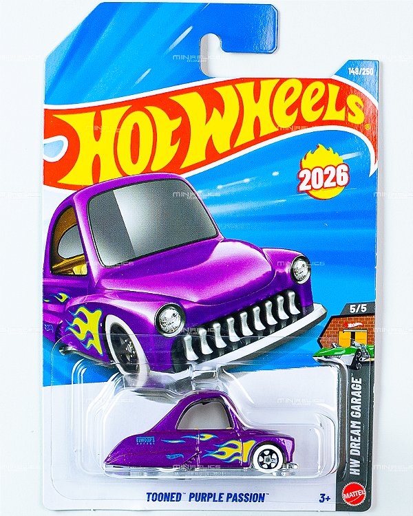 Hot Wheels Tooned Purple Passion - Dream Garage JJH54 1:64