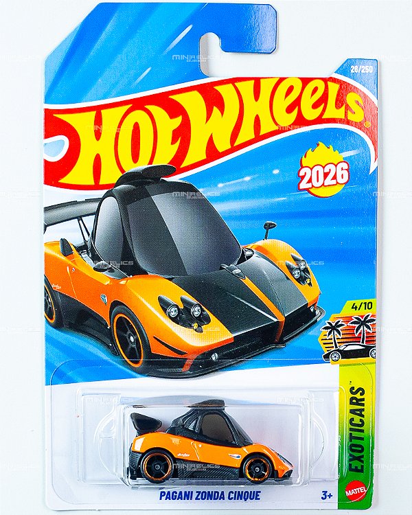 Hot Wheels Pagani Zonda Cinque - Exoticars JJK75 1:64