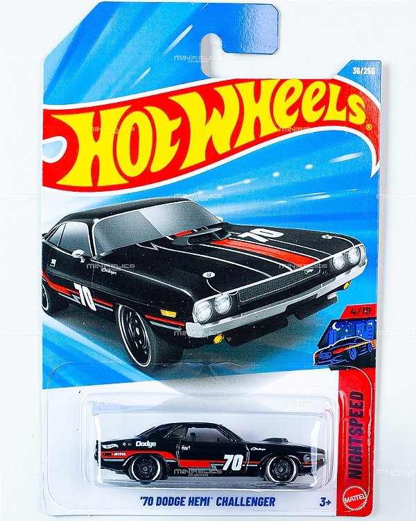 Hot Wheels '70 Dodge Hemi Challenger - Nightspeed JJK79 1:64