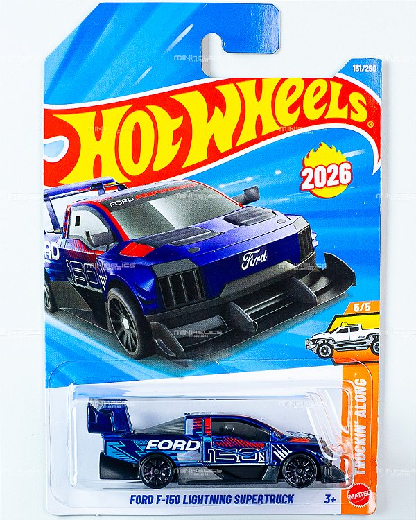 Hot Wheels Ford F-150 Lightning Super Truck - Truckin' Along JJH52 1:64