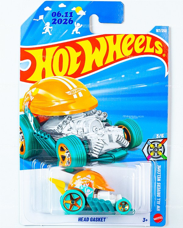 Hot Wheels Head Gasket - All Drivers Welcome JJK11 1:64