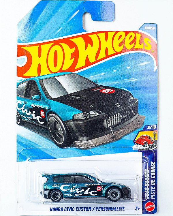 Hot Wheels Honda Civic Custom - Drag Racers JJJ81