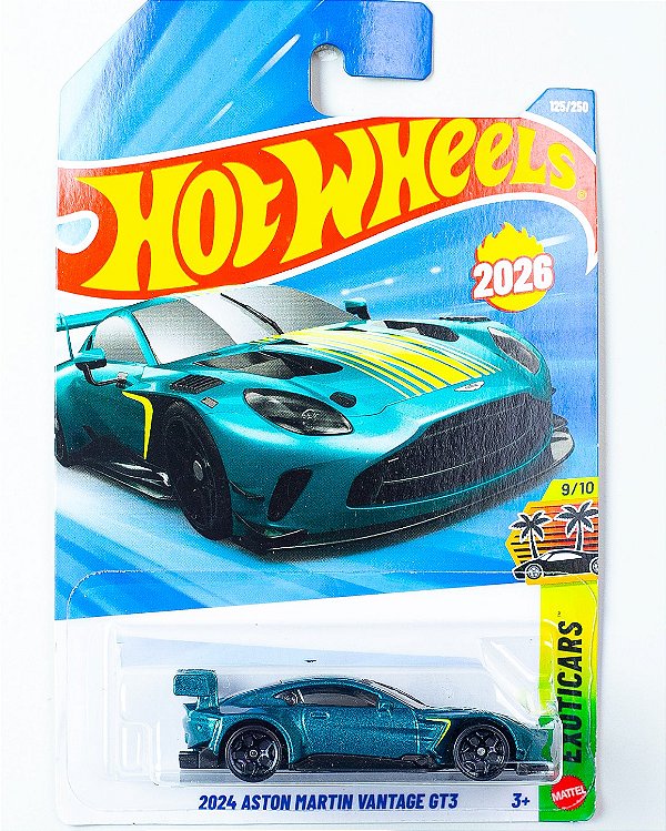 Hot Wheels 2024 Aston Martin Vantage GT3 - Exoticars JJH55