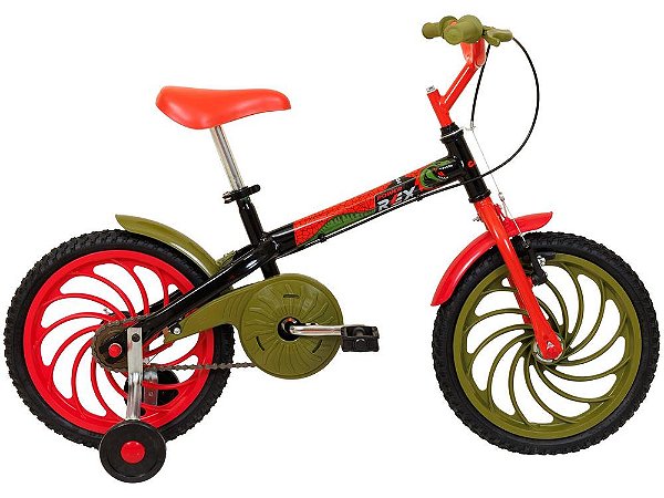 Bicicleta Infantil Caloi Power Rex Aro 16 Freio V-Brake