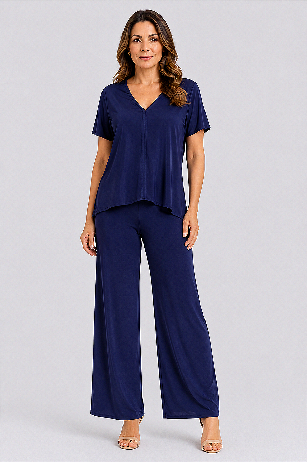 Blusa Feminina Decote V - Liganete