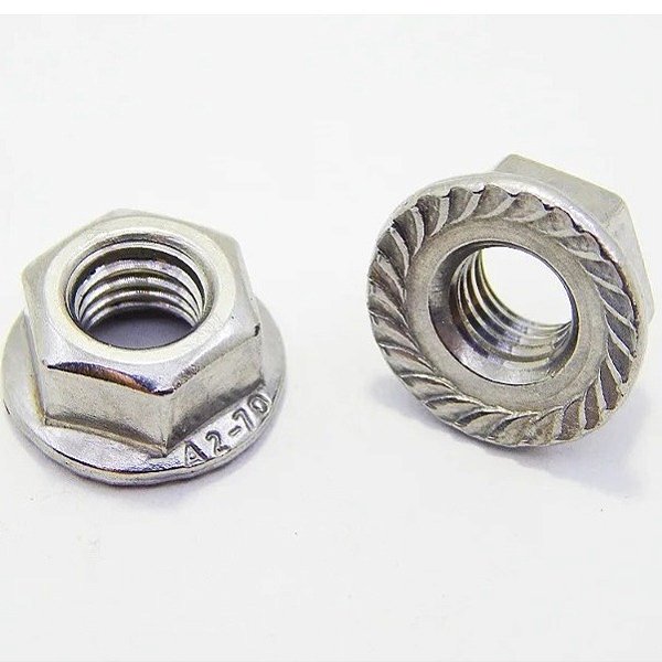 Porca Flangeada Inox