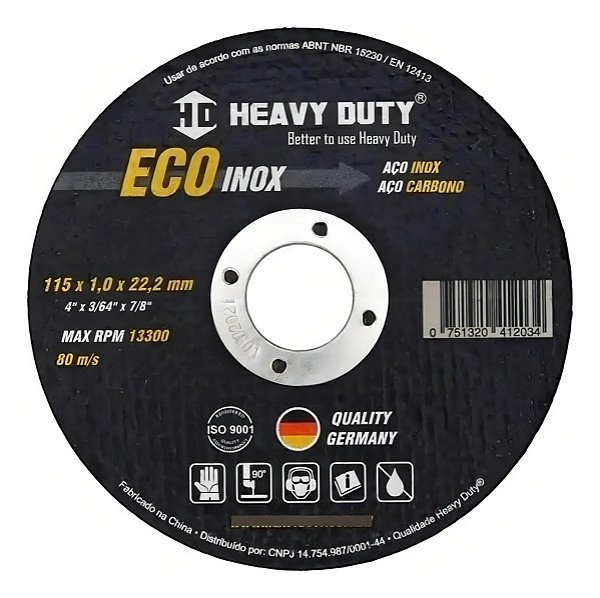 DISCO DE CORTE HEAVY DUTY