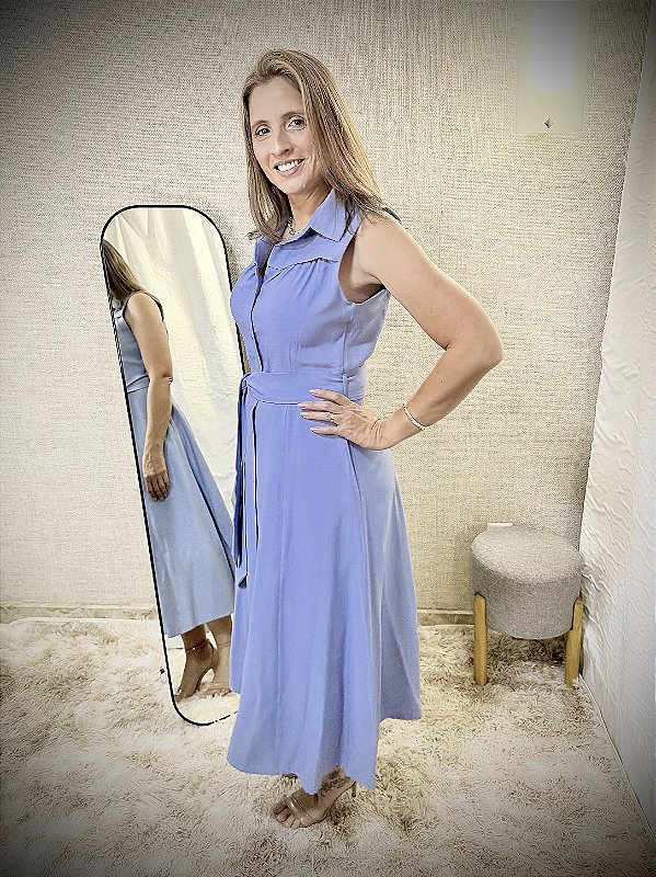 Vestido Clara Azul