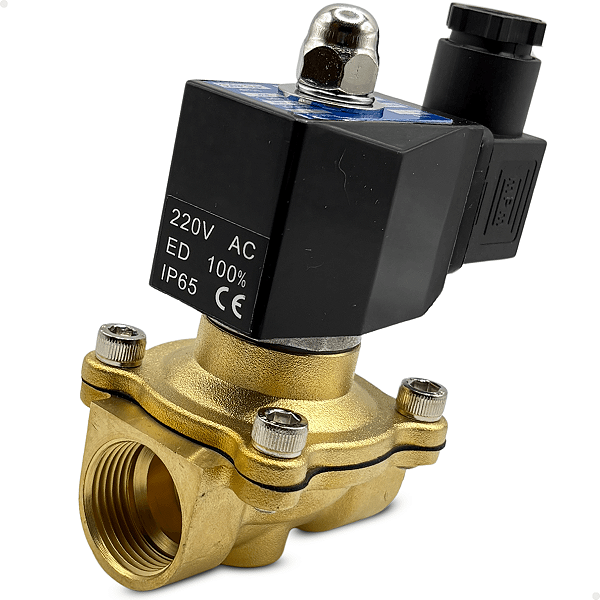 Válvula Solenoide 2/2 vias Rosca 3/4" BSP - 220v
